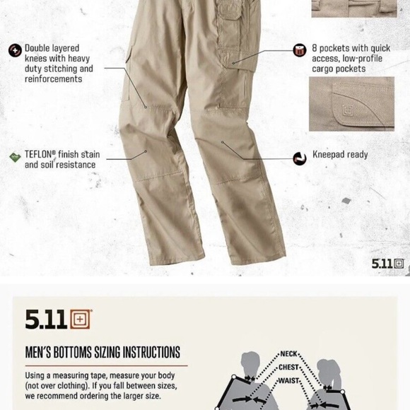 NWOT 5.11 Tactical in dark navy - Picture 6 of 6